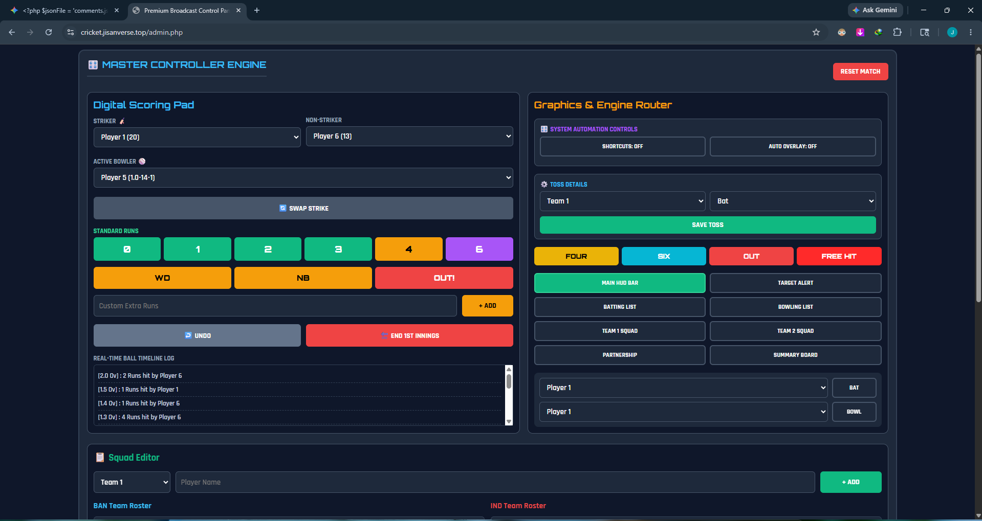 Control Panel